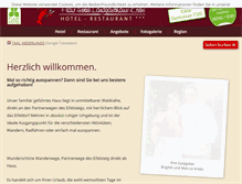 Tablet Screenshot of landgasthaus-krebs.de